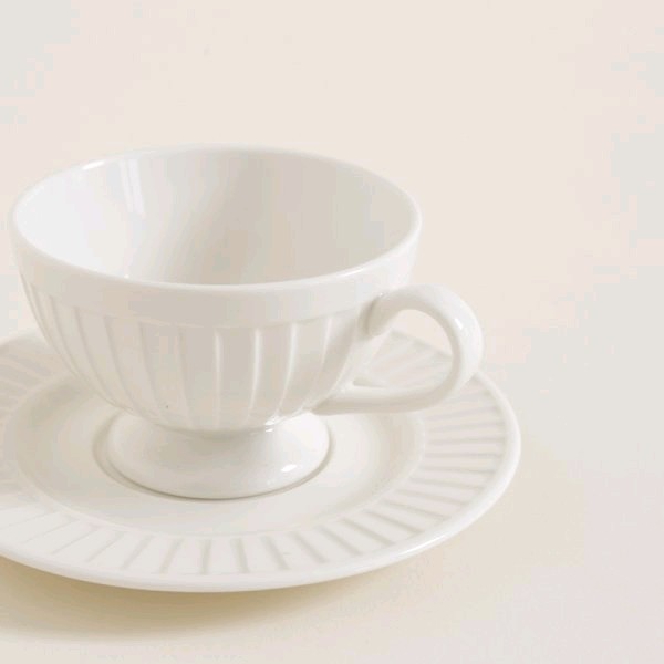 Taza y Plato Drape 