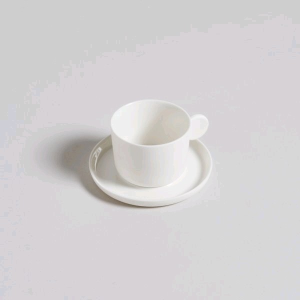 Taza y plato Capri