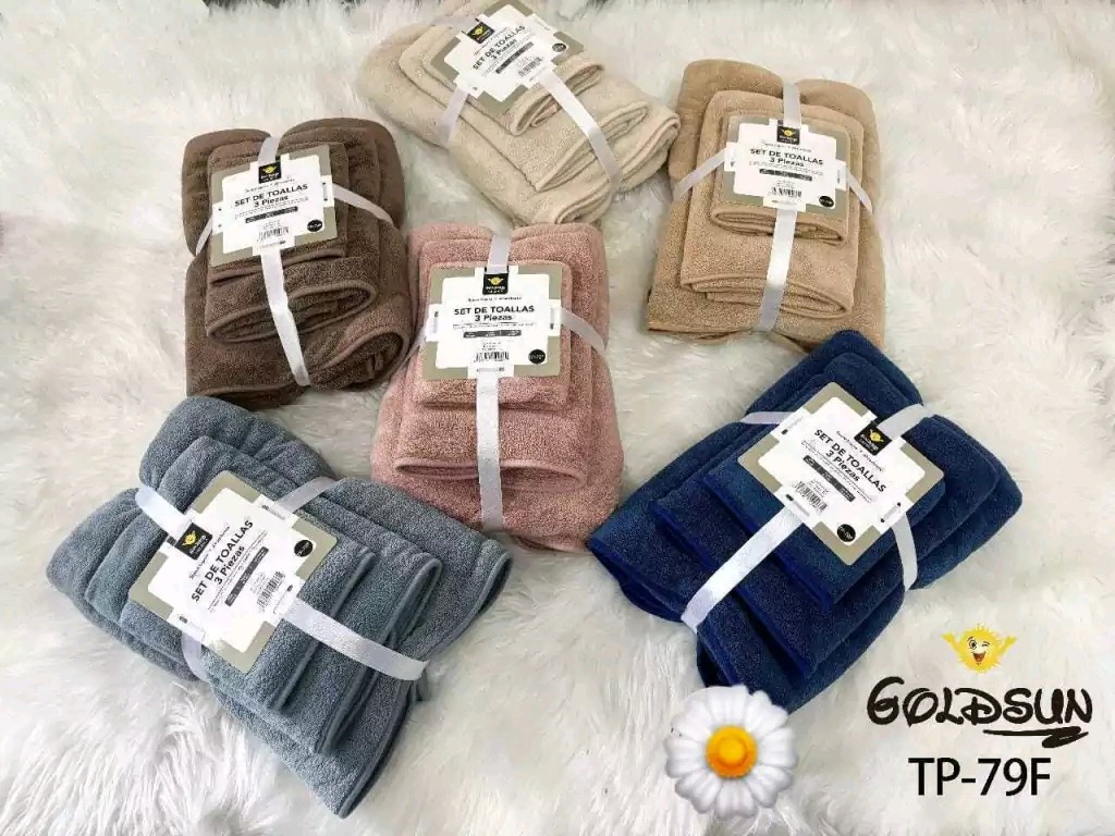 Set x3 piezas Toallas