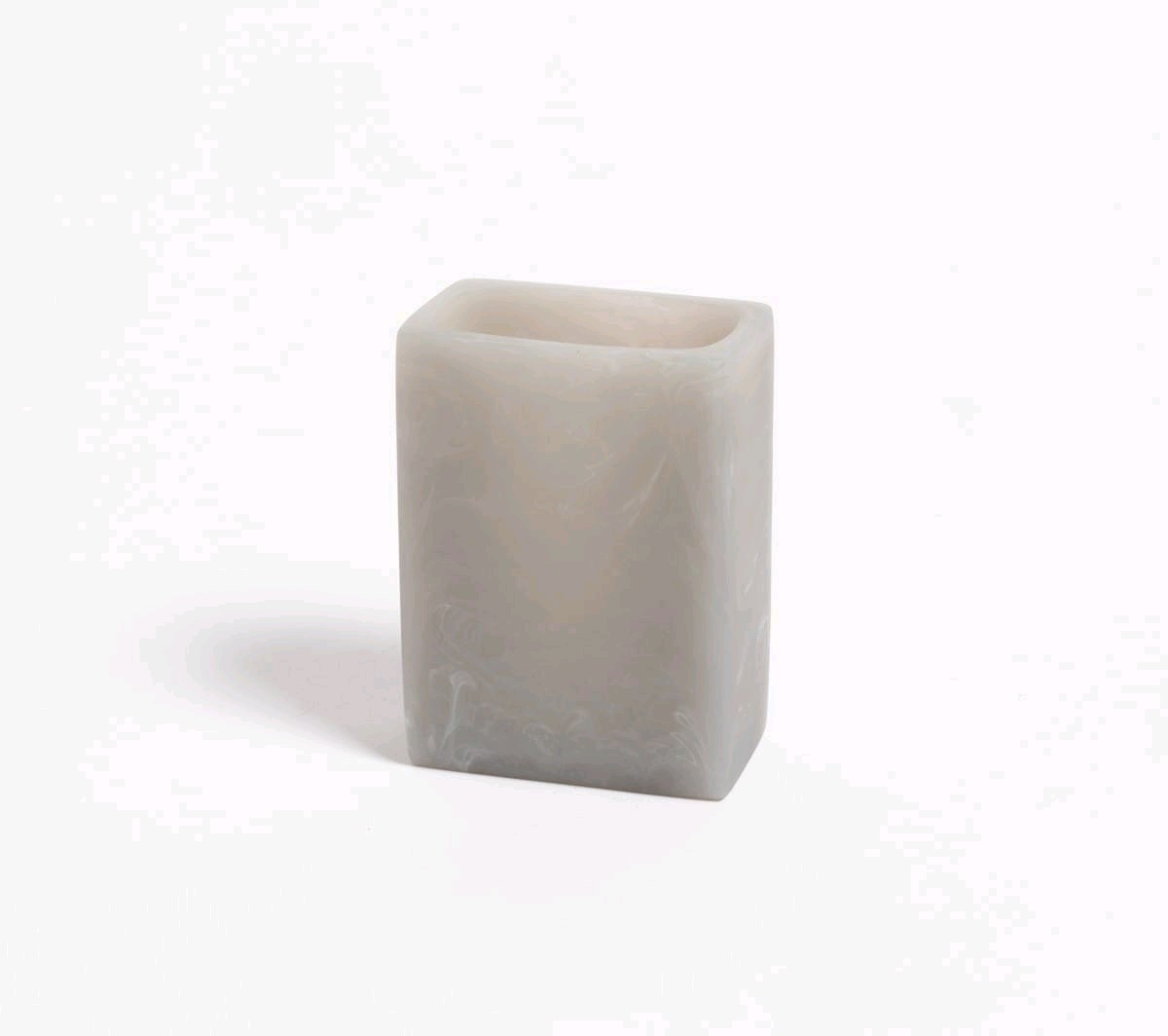 Porta cepillos rectangular nacarado 