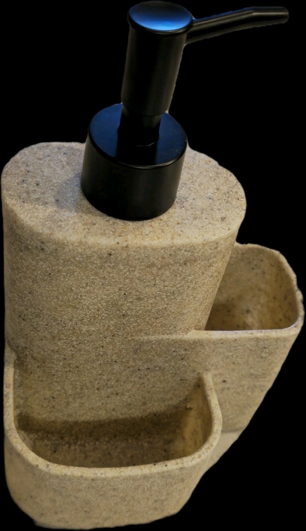 Disp res simil piedr beige c/porta esp