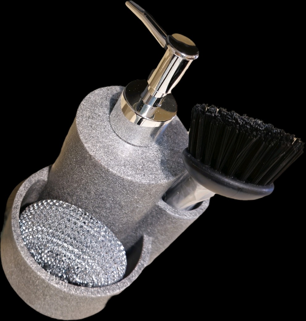 Disp resina c/porta esp y porta cep