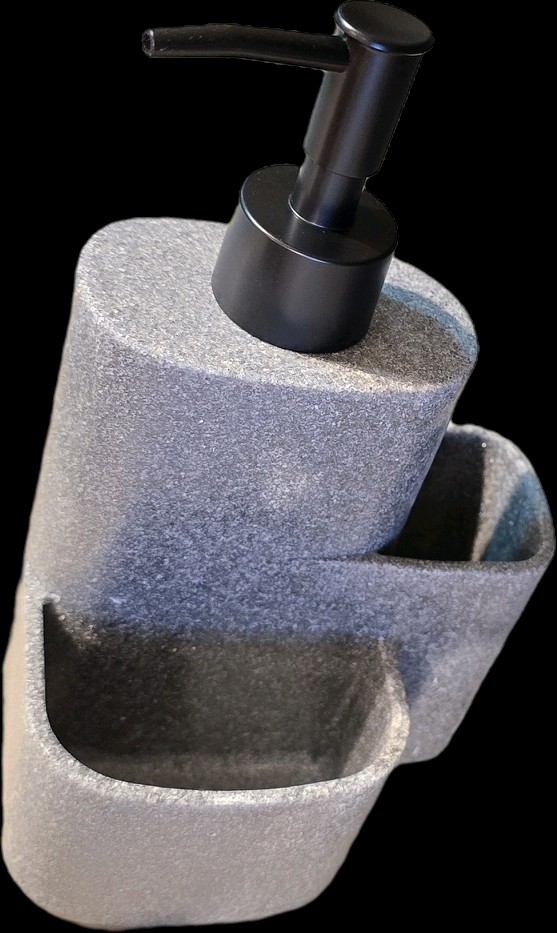 Disp resina c/porta esp y porta cep