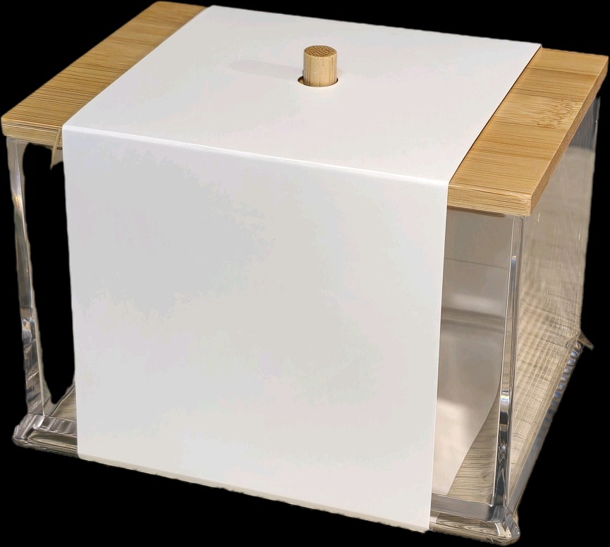 Cajita organizadora tapa bamboo