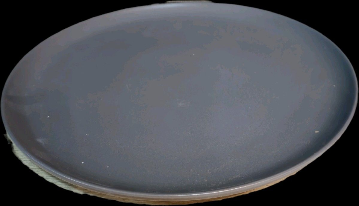 plat play c/borde gris 27cm