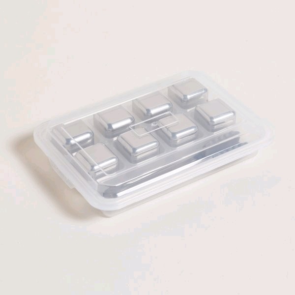 Set x8 hielos reutilizables+ pinza 