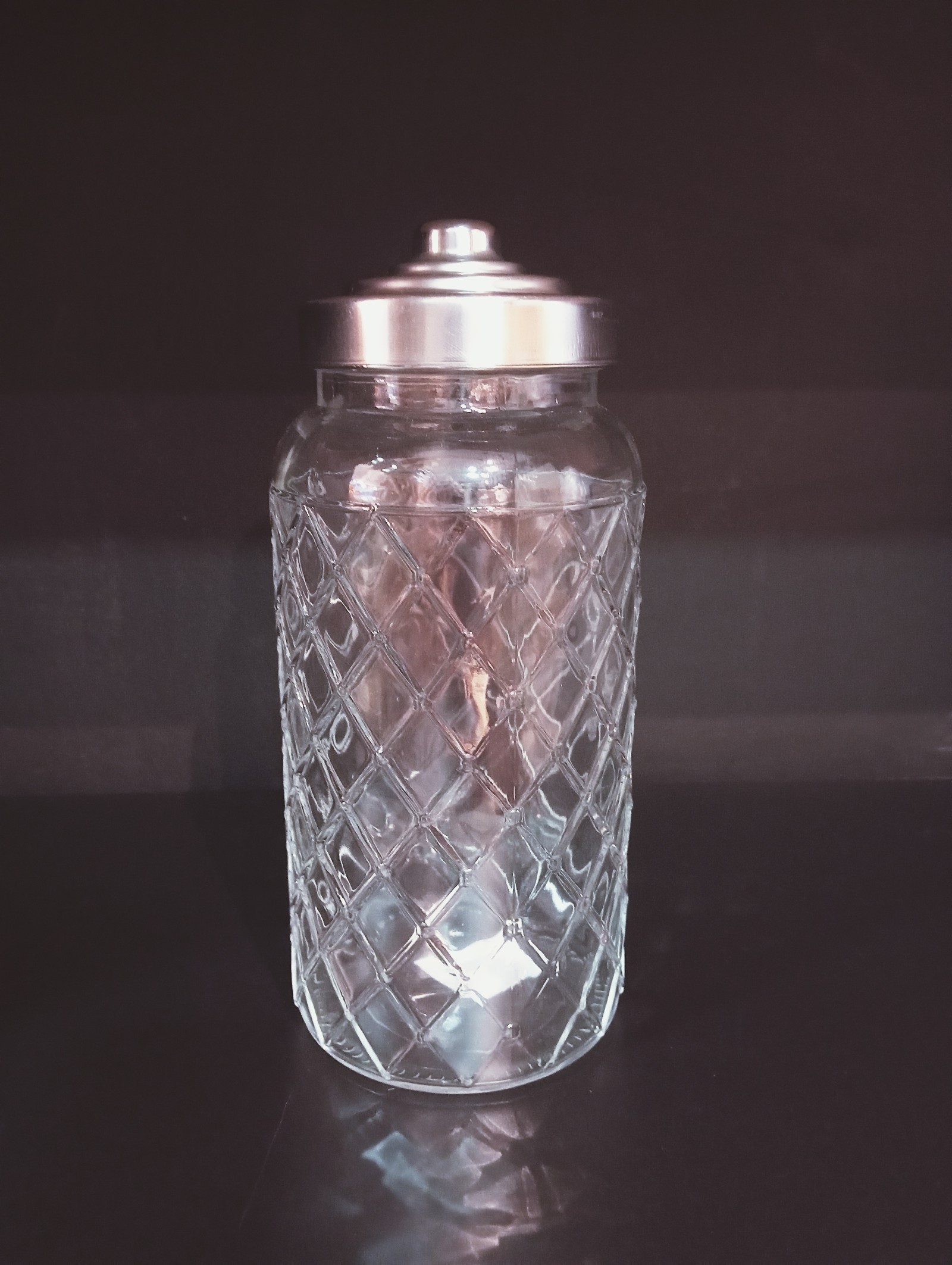 Frasco vidr tram tapa acero 238 cm