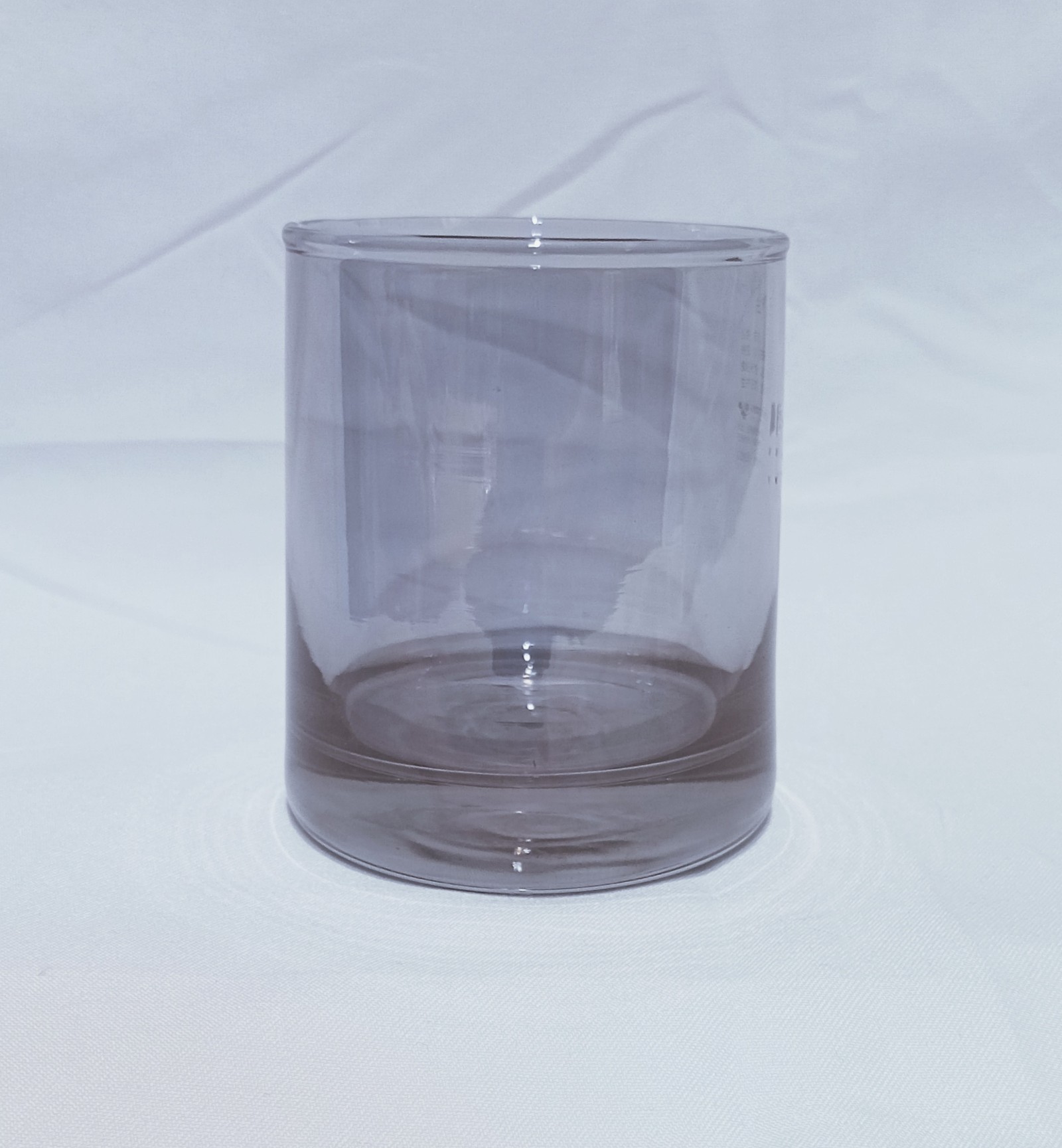vasos cónico vidrio gris 260ml